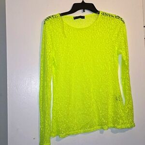 Shear green top